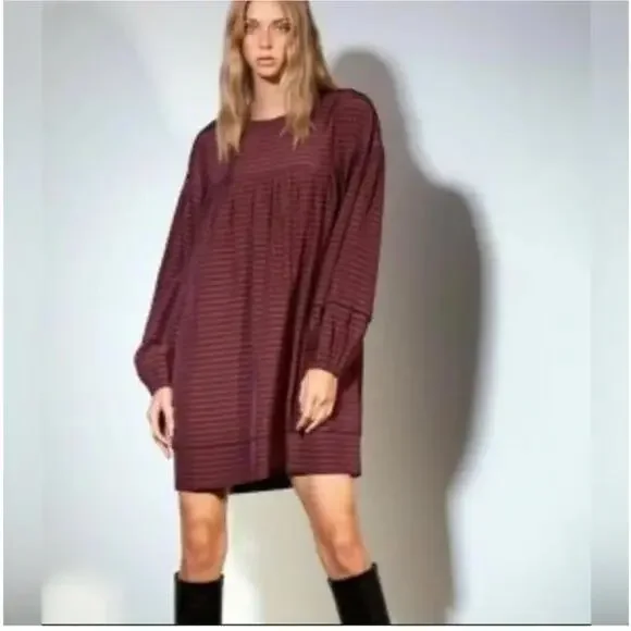 Aritzia Wilfted Le Fou Sachi Gingham Check Babydoll Mini Dress - Picture 1 of 12